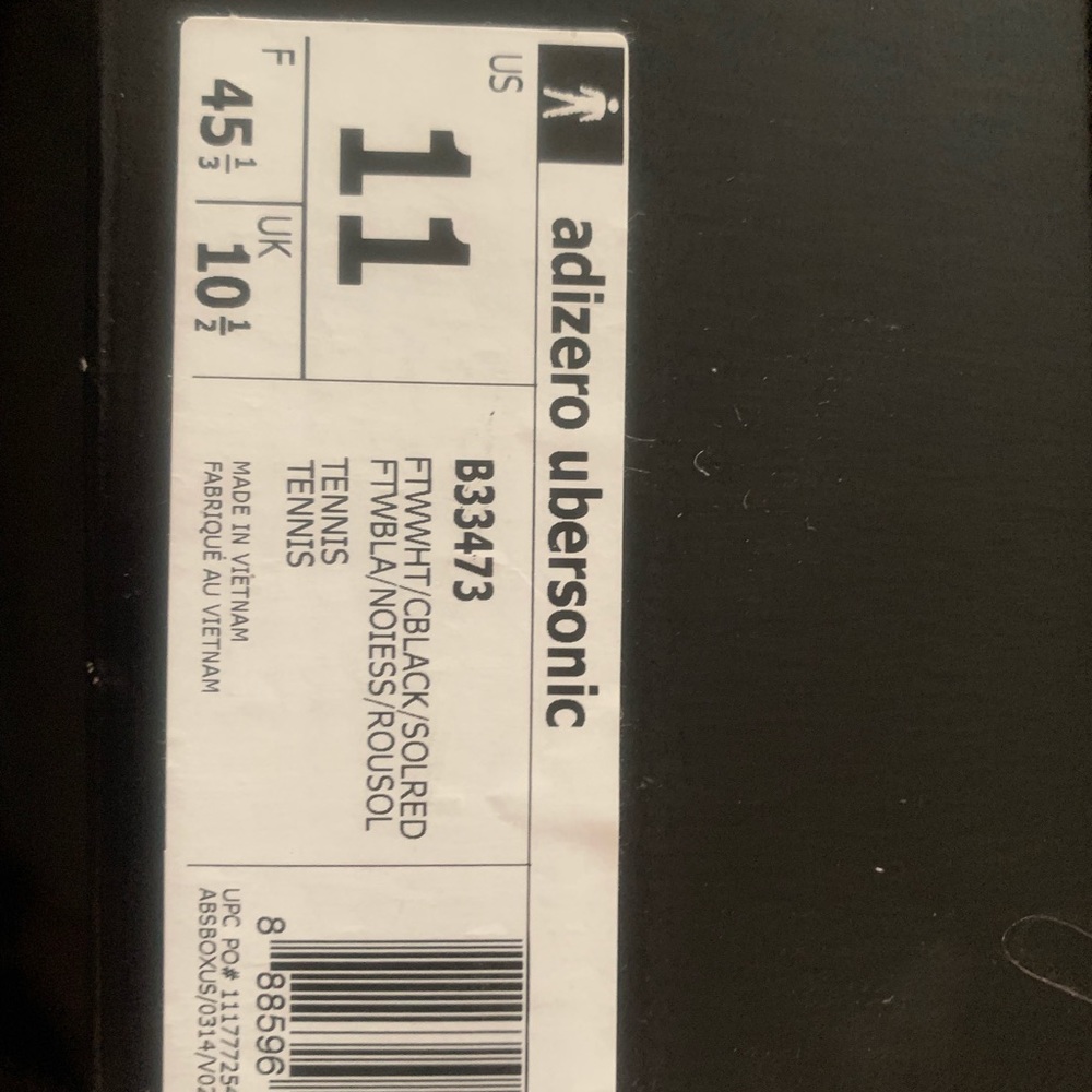 Adidas adizero ubersonic size 11 - Picture 5 of 8